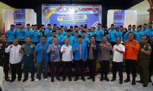 Ketua DPRD Provinsi Kepulauan Bangka Belitung Hadiri Pelantikan Pengurus DPD KNPI Kabupaten Bangka Periode 2023-2026