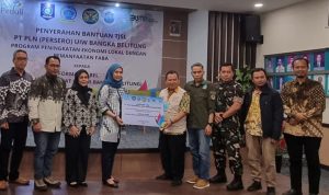 Dukung Ekonomi Lokal, PLN Babel Salurkan TJSL Pemanfaatan Faba Untuk Pertanian