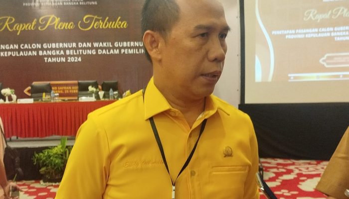 Wakil Ketua DPRD Babel Eddy Iskandar Tanggapi Penetapan Gubernur Baru