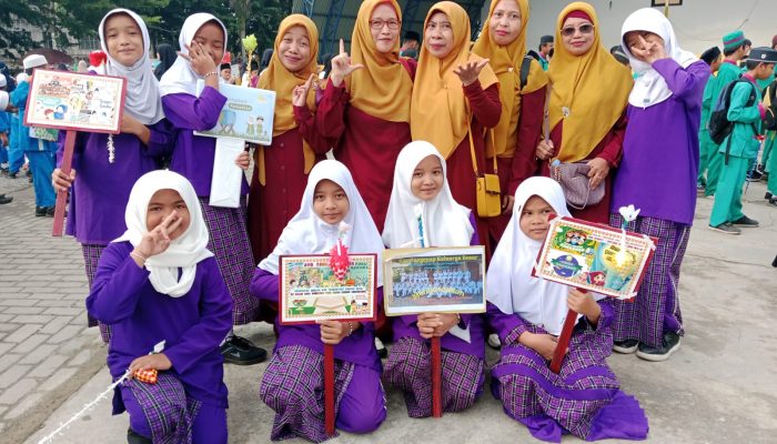 Ribuan Anak Meriahkan Pawai Taaruf Jelang Ramadan, Sukacita Terpancar di Wajah Keysha