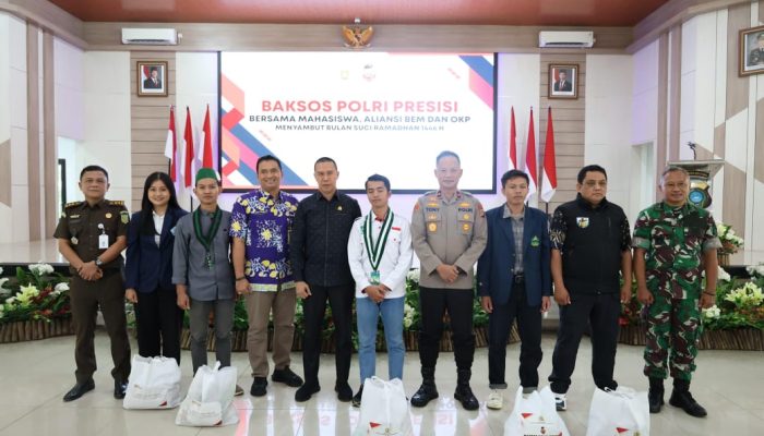 Polda Babel Gelar Baksos Polri Presisi, Bagikan 1.200 Paket Sembako