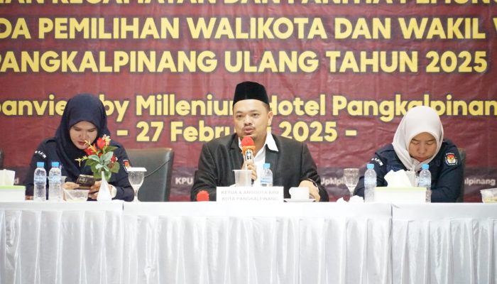 Pelantikan Dan Bimtek PPK & PPS Untuk Pilwako Ulang Pangkalpinang 2025