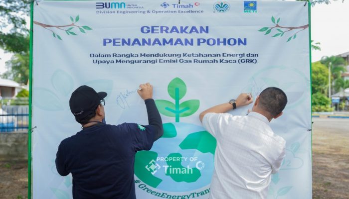 Kurangi Dampak Emisi Gas Rumah Kaca, Ini Upaya Yang Dilakukan PT Timah Tbk Bersama Forkopimda