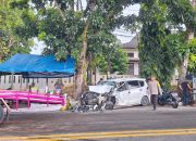 Kecelakaan Tragis di Pangkalpinang: Mobil Ertiga Oleng, Tabrak Dum Truck, Pengemudi Hamil Alami Luka Serius