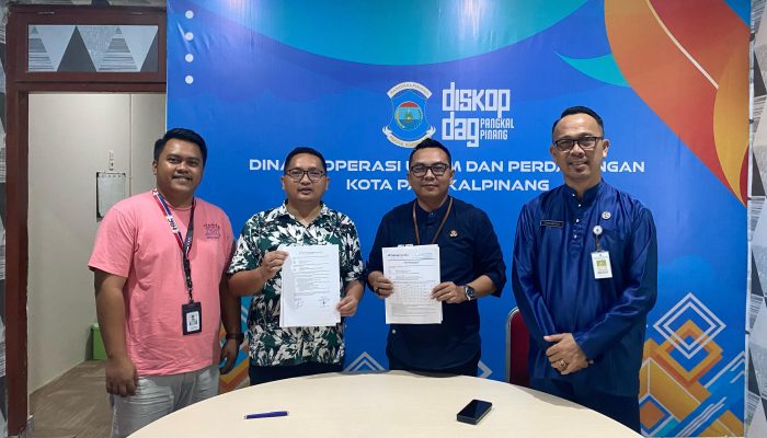 Dukung Perekonomian Daerah, Honda Babel Tanda Tangani MoU dengan Dinas Koperasi UMKM dan Perdagangan Kota Pangkalpinang