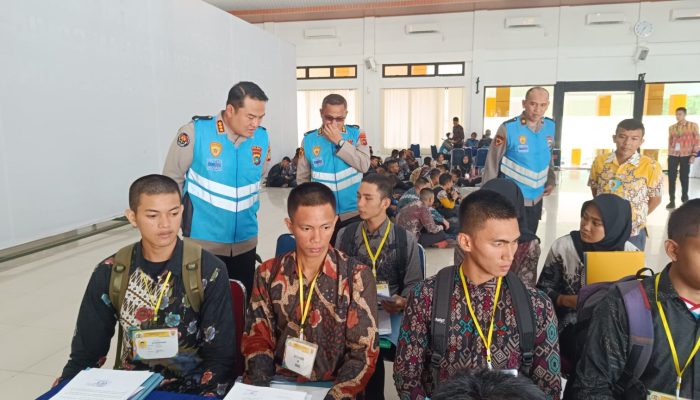 Ribuan Peserta Ikuti Tahap Rikmin Awal Penerimaan Polri di Polda Babel