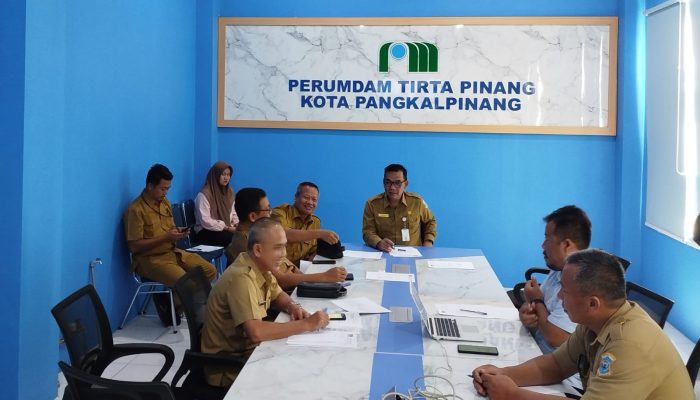 Sekda Pangkalpinang Hadiri Rapat Permohonan Sewa Lahan PDAM Tirta Pinang