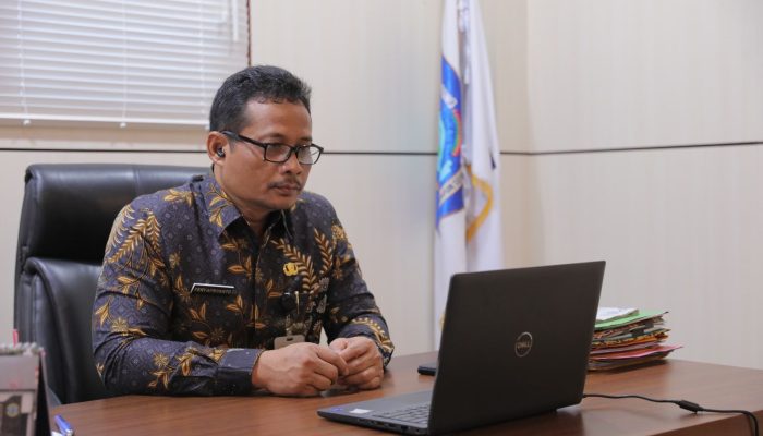 Pj Sekda Babel Fery Ikuti Rakor PKPT ANRI Tahun 2025 secara Virtual