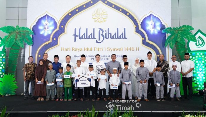 Halal Bihalal Penuh Makna, PT Timah Kembali Berbagi Keberkahan Dengan Santuni Anak Yatim