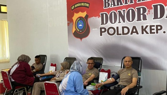 Stok Darah di PMI Menipis, Kapolda Babel Gerak Cepat Ajak Anggota Donor Darah