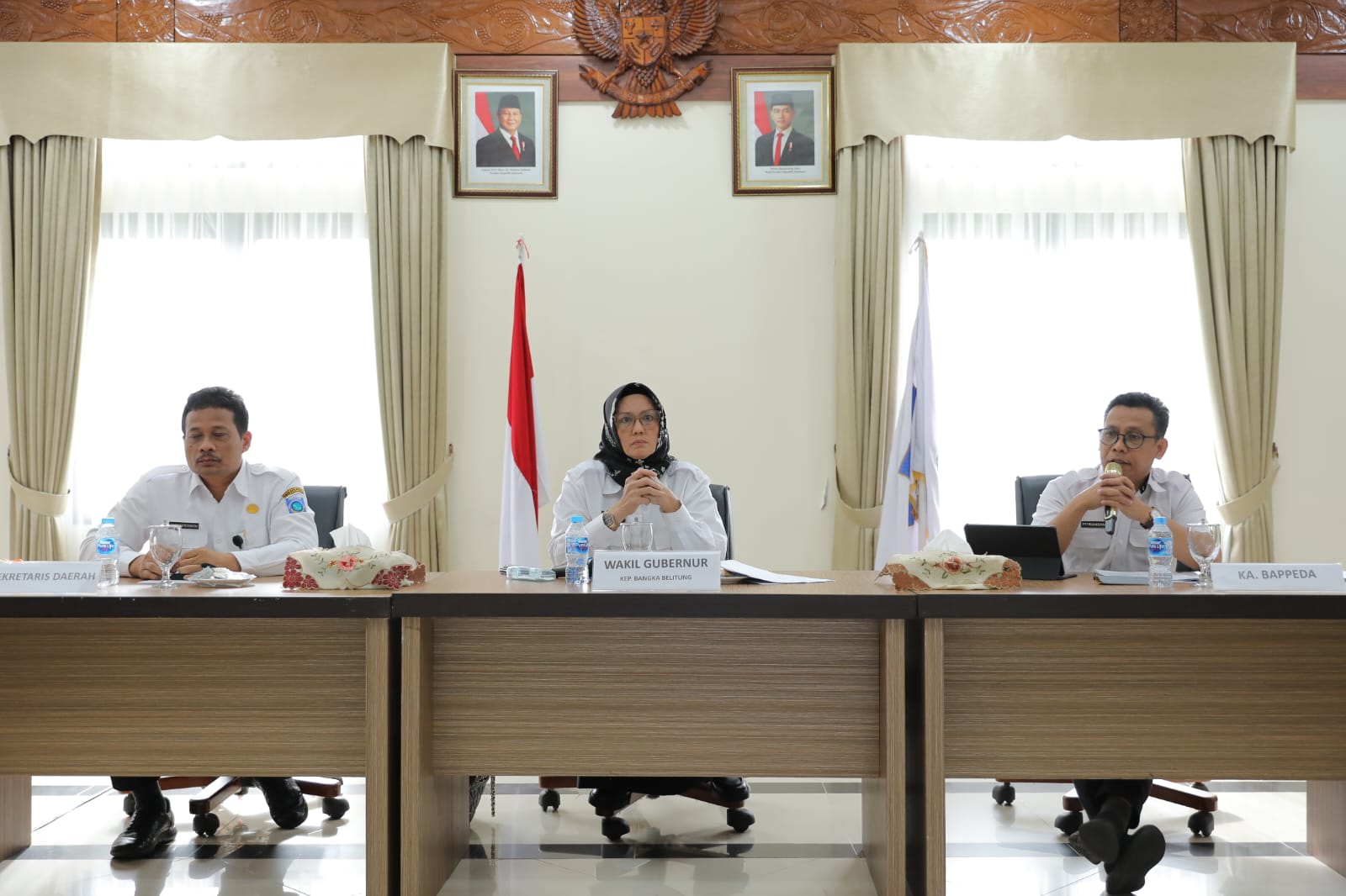 Wagub Hellyana Pimpin Rapat Pembahasan RPJMD Babel 2025-2029