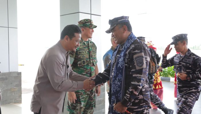 Pj Sekda Fery Afriyanto Sambut Kehadiran Pangkoarmada I