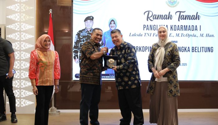 Gubernur Hidayat Arsani Sampaikan Pesan Sinergitas saat Jamuan Makan Malam Bersama Pangkoarmada I