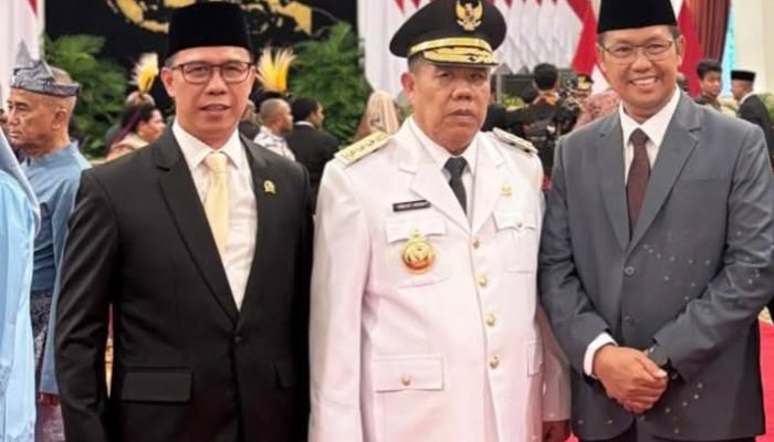 Eddy Iskandar Sambut Kedatangan Gubernur dan Wakil Gubernur Babel Periode 2025–2030