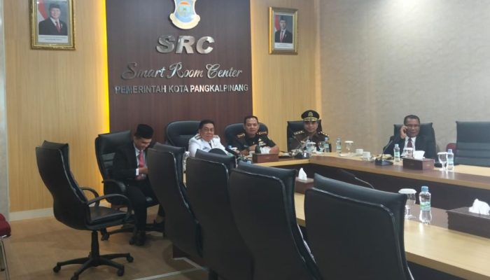 Pj Wali Kota Pangkalpinang Ikuti Zoom Nasional Peringatan Hari Otda ke-XXIX