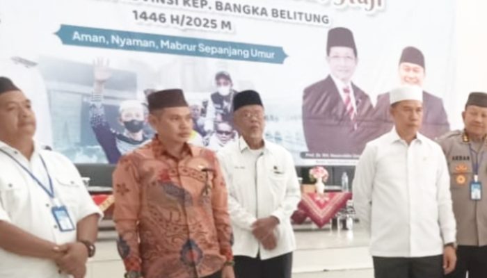 Wakil Ketua DPRD Babel Eddy Iskandar Apresiasi Sinergi Lintas Instansi Dalam Pemberangkatan Jemaah Haji Kloter 7