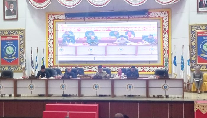 DPRD Babel Gelar Rapat Paripurna Bahas RPJMD 2025–2029 dan Dua Ranperda, Tetapkan Keanggotaan Dua Pansus