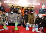 Polda Babel Musnahkan Sabu dan Ekstasi Senilai 6,41 Miliar Rupiah