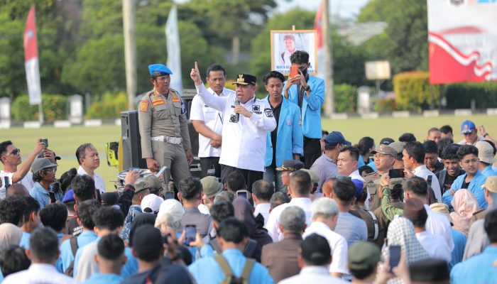 Gubernur Hidayat Arsani Terima Aspirasi Mahasiswa UBB, Tegaskan Komitmen Benahi Babel