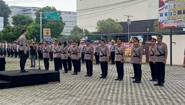 Polresta Pangkalpinang Gelar Sertijab Sejumlah Pejabat Utama, Kapolresta: Mutasi Adalah Penyegaran