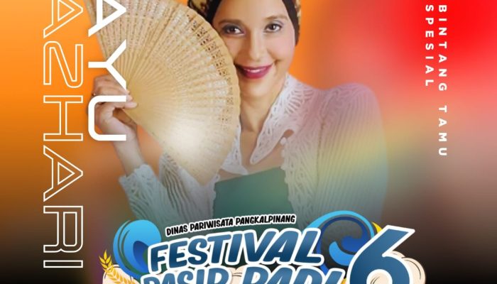 Ayu Azhari Tampil di Festival Pasir Padi 6, Pj Wali Kota Dorong Promosi Wisata Pangkalpinang Lebih Luas