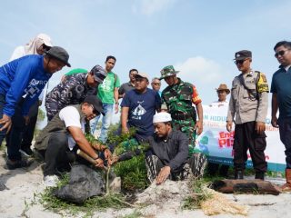 Tanam Pohon Peneduh di Kawasan Wisata Batu Tunggal, Langkah Nyata PT Timah Dalam Pelestarian Lingkungan dan Pariwisata Berkelanjutan
