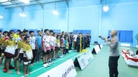 Buka Kejuaraan Badminton Bhayangkara Cup 2025, Kapolda Babel Optimis Bisa Cetak Pebulutangkis Hebat Dari Babel