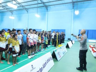 Buka Kejuaraan Badminton Bhayangkara Cup 2025, Kapolda Babel Optimis Bisa Cetak Pebulutangkis Hebat Dari Babel