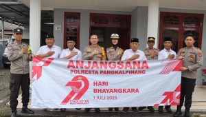 Jelang HUT Bhayangkara ke-79, Polresta Pangkalpinang Gelar Kegiatan Anjangsana