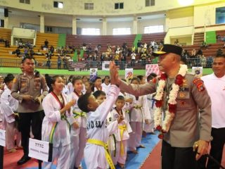 475 Atlet Taekwondo Berlaga di Kejuaraan Bhayangkara Presisi Kapolda Babel Cup 2025