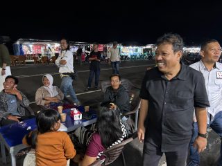 Pedagang Kaki Lima Jembatan Emas Kompak Dukung Udin-Dessy