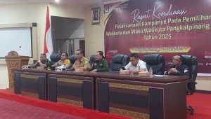 Rapat Koordinasi Kampanye Pilwako Pangkalpinang 2025: Sekda Tekankan Kampanye Tertib dan Bermartabat