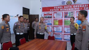 Pastikan OPM 2025 Berjalan Lancar, Dir Lantas Polda Babel Pantau Pelaksanaan Operasi Di Polres Belitung