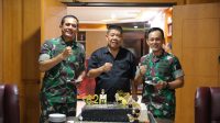 Gubernur Hidayat Arsani Terima Kunjungan Pangdam II/Sriwijaya Mayjen TNI Ujang Darwis
