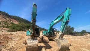 Polda Babel Tangkap 3 Terduga Pelaku Penambangan Dan Pengrusakan Hutan Di Bangka, 2 Unit Excavator Turut Diamankan