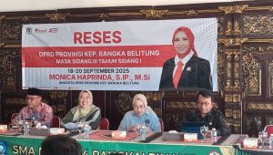 Monica Haprinda Serap Aspirasi di SMA Negeri 4 Pangkalpinang