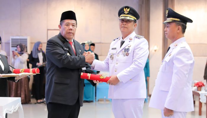 Lantik Bupati dan Wakil Bupati Bangka, Gubernur Hidayat Arsani Tekankan Komitmen Sinergi Membangun Daerah