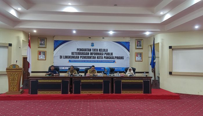 Pemkot Pangkalpinang Perkuat Tata Kelola Keterbukaan Informasi Publik Demi Tingkatkan Transparansi Layanan