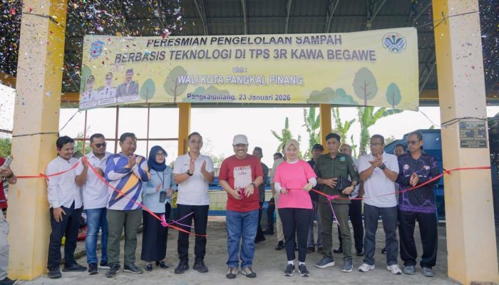 TPS3R Kawa Begawe Kembali Beroperasi, Pemkot Pangkalpinang Optimistis Atasi Masalah Sampah