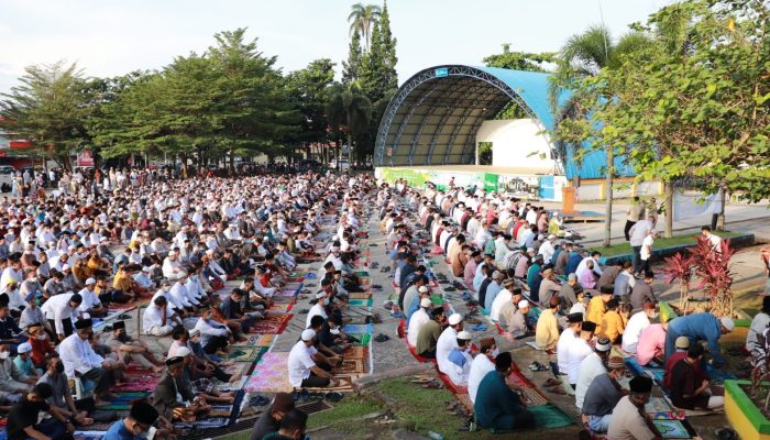 Pemkot Pangkalpinang Matangkan Persiapan Salat Idulfitri di Alun-Alun Taman Merdeka