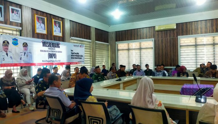 Bapperida Pangkalpinang Gelar Musrenbang RKPD 2027, Wali Kota Tekankan Sinergi Pembangunan
