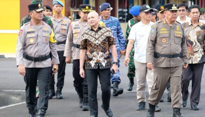 Ketua DPRD Babel Hadiri Apel Gelar Pasukan Operasi Ketupat Menumbing 2026