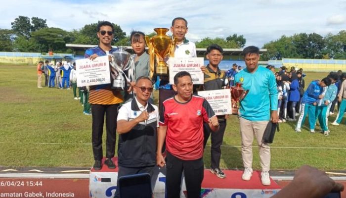 POPDA Kota Pangkalpinang 2026 Resmi Ditutup, MAN 1 Pangkalpinang Raih Juara Umum