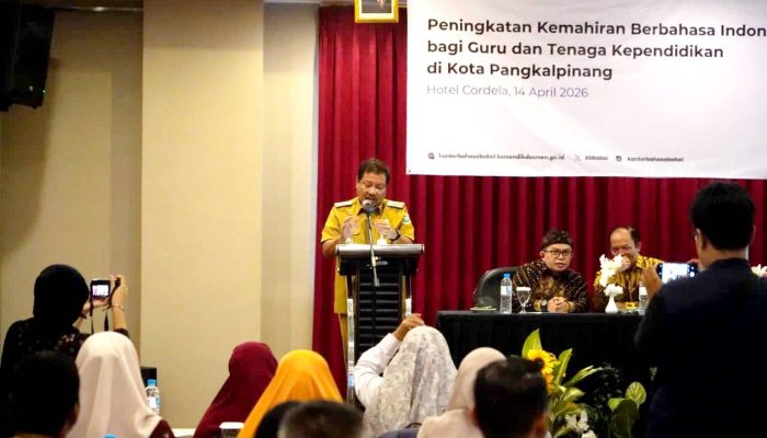 Wali Kota Pangkalpinang Buka PKBI dan UKBI, Dorong Guru Kuasai Bahasa Indonesia yang Baik dan Benar