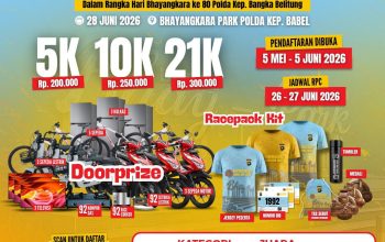 Polda Babel Bakal Gelar Bhayangkara Babel Run 2026 Edisi Ketiga, Catat Waktunya