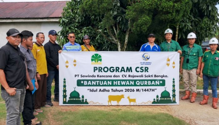 Menyambut Ibadah Idul 1447 H, PT Sawindo Kencana Bersama CV Rajawali Sakti Bangka Salurkan CSR Berupa Hewan Kurban