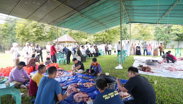Tak Sekadar Silaturahmi, Moment Iduladha Gubernur Hidayat Arsani Berbagi Hewan Kurban ke Panti Asuhan