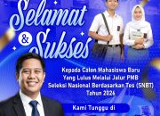 1332 Peserta Lulus SNBT 2026 di UBB, Rektor Sambut Generasi Baru Mahasiswa Indonesia