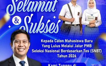 1332 Peserta Lulus SNBT 2026 di UBB, Rektor Sambut Generasi Baru Mahasiswa Indonesia