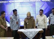 Perkuat Mitigasi Bencana, Pemkot Pangkalpinang Terima Bantuan Dua Unit Chainsaw dari PT Manumbing Mitra Sukses
